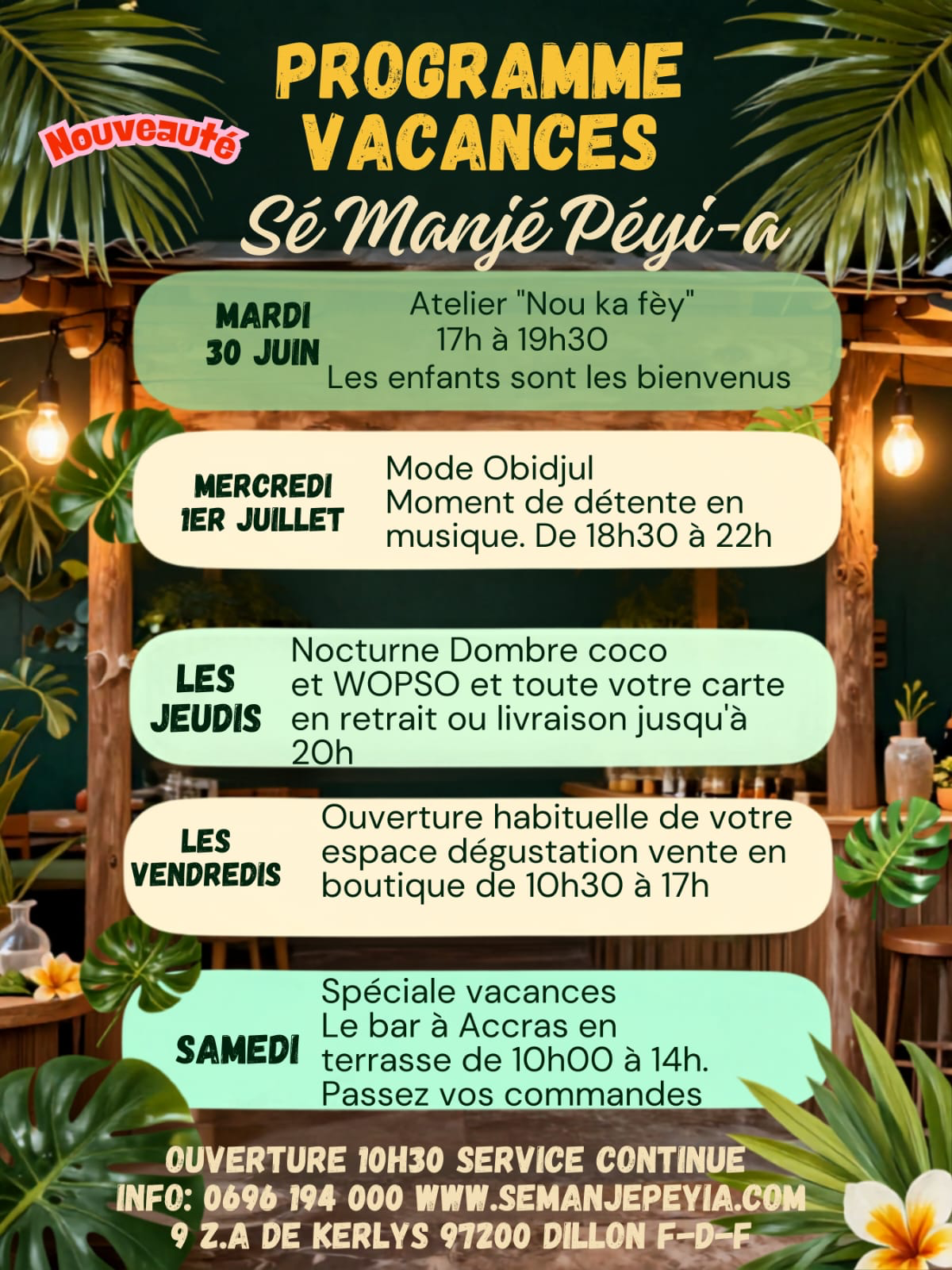 Vacances 2026